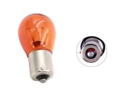 1156 Glass Shell Yellow Car Turn Signal HAZZARD SIgnal Light Bulb 12V 5 Watts